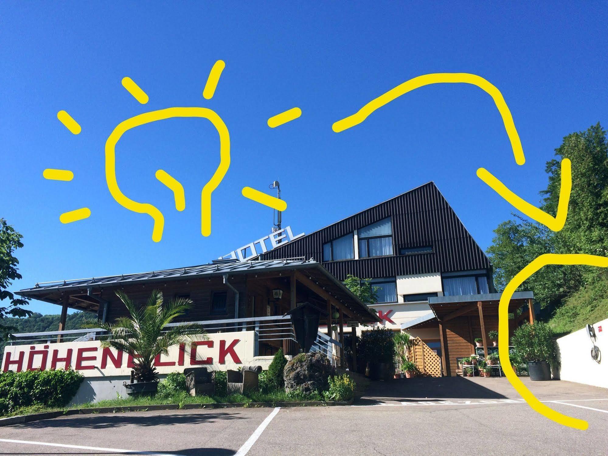 Akzent Hotel Hoehenblick Muehlhausen im Taele Exteriér fotografie