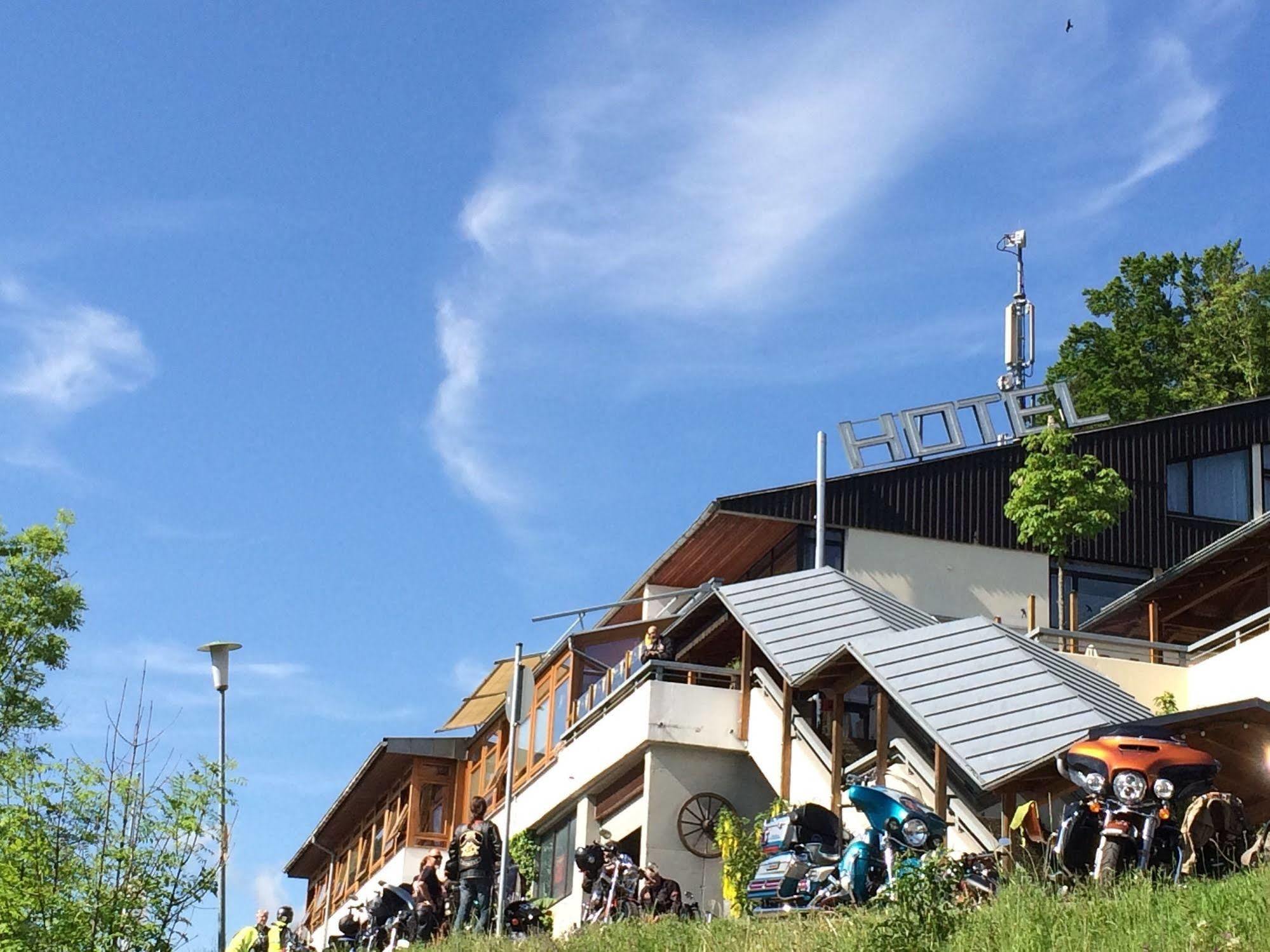 Akzent Hotel Hoehenblick Muehlhausen im Taele Exteriér fotografie